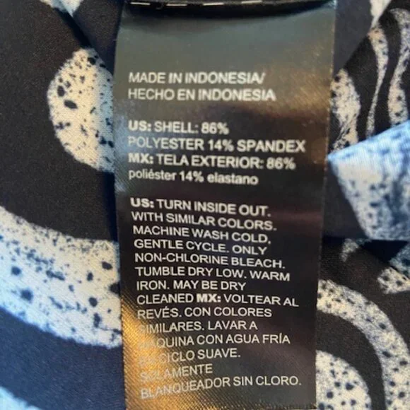 NWT - Chico's Zenergy Neema Bungee Dress - Size XL, Navy Print - Picture 4 of 7